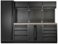Preview: Werkstatteinrichtung Mobilio 4-Element Standard-Kombi Black Edition